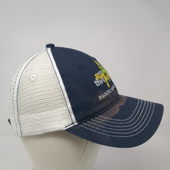 Race To Robie Creek Run Through It 2021 Trucker Hat Blue One Size District - Picture 4 of 9